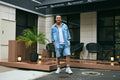 Denim Short Pants
