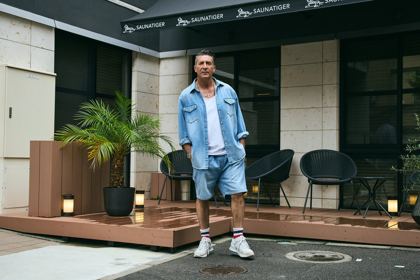 Denim Short Pants