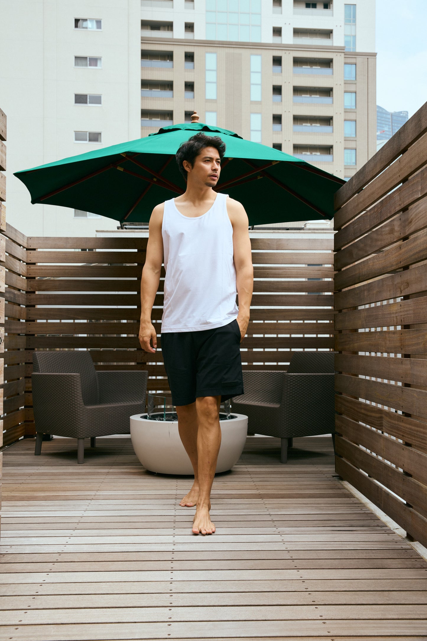 Stretch Tank Top White