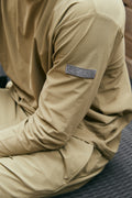 Stretch Long T-shirt Khaki