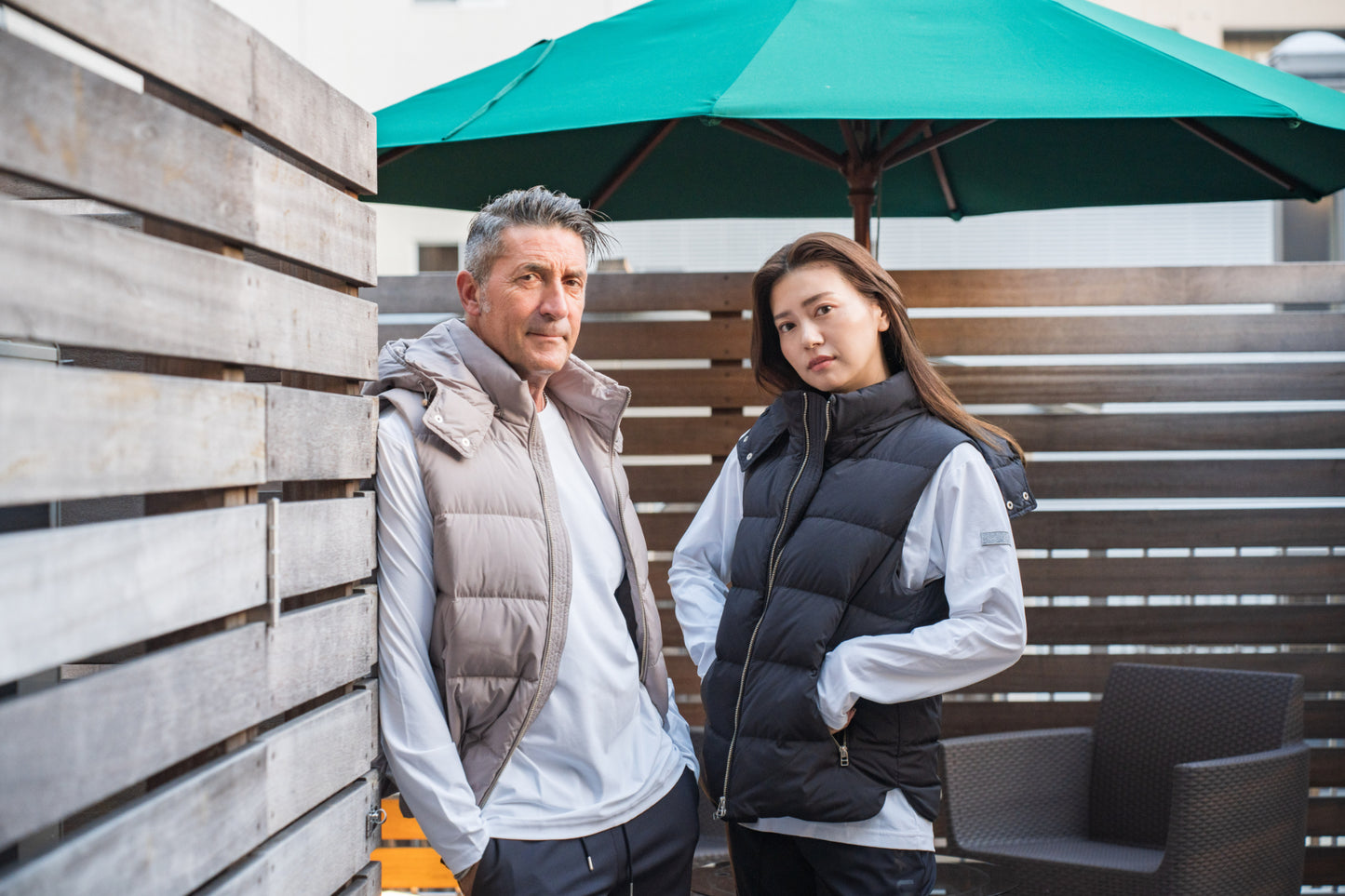 SAUNTIGER Down Vest Black