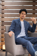 Stretch Nylon Jacket Navy