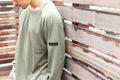 Mesh Long T-shirt Khaki