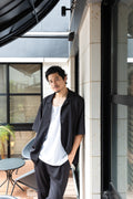 Open Color T-shirt Black