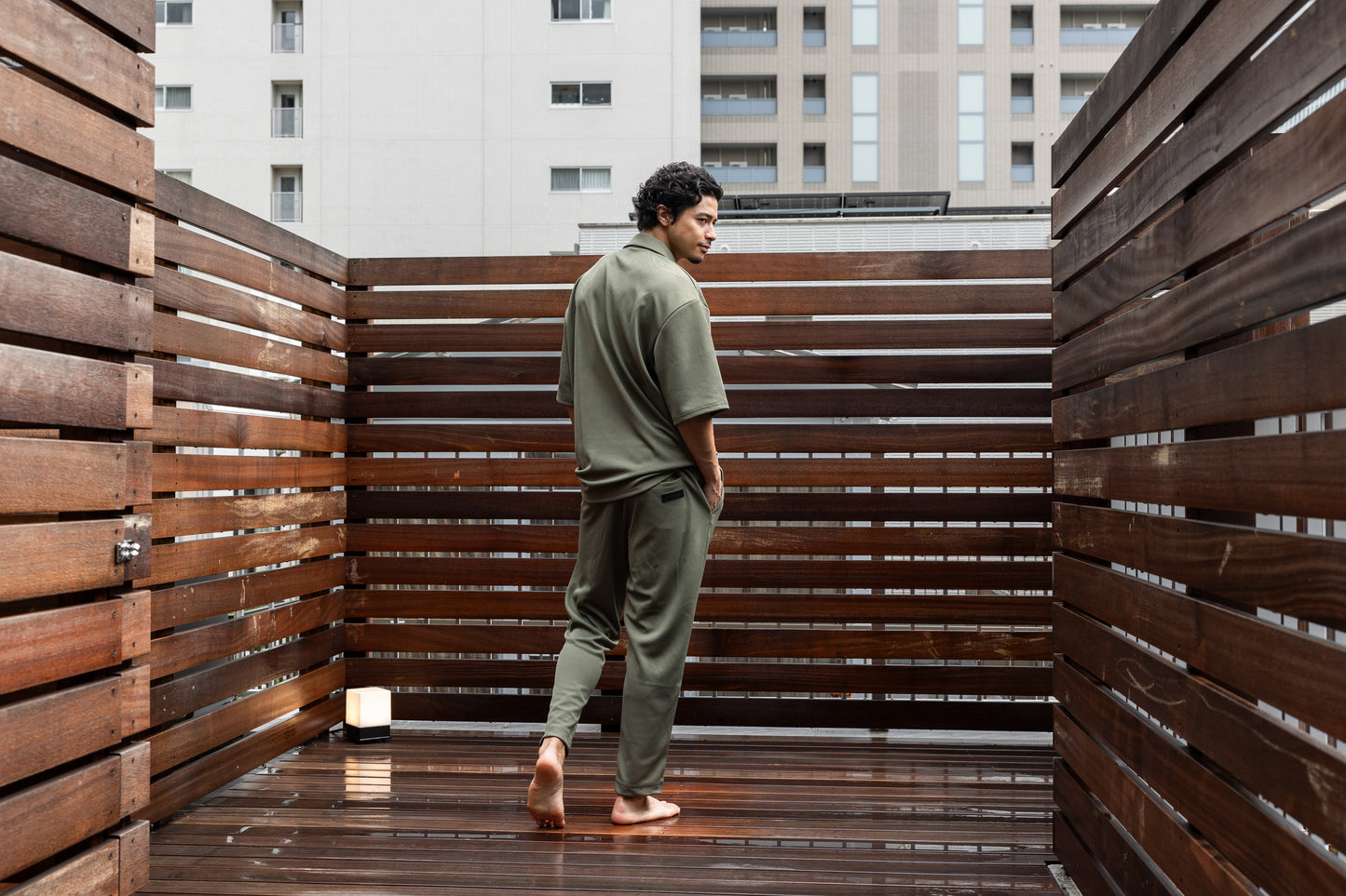 Open Color T-shirt Khaki