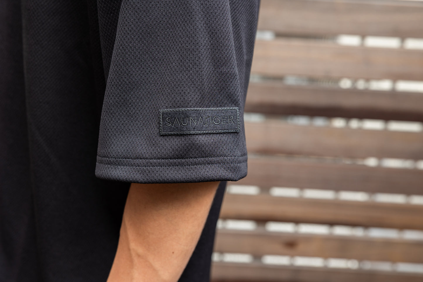Open Color T-shirt Black