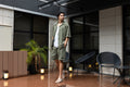 Mesh Short Pants Khaki