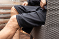 Mesh Short Pants Black