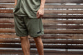Mesh Short Pants Khaki