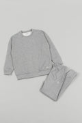 Tapered Sweat Rib Pants Grey