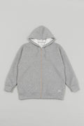 Oversized Zipped Parka Grey