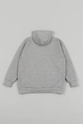 Oversized Zipped Parka Grey