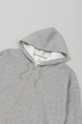Oversized Zipped Parka Grey