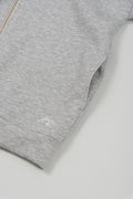 Oversized Zipped Parka Grey