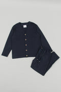 Wool Cardigan Navy