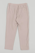 Wool Loose-Fitting Pants Beige