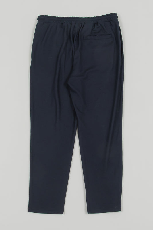 Wool Loose-Fitting Pants Navy