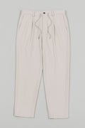 Stretch Pleated Pants LTgrey