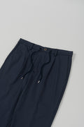 Stretch Pleated Pants Navy