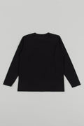 Stretch Long T-shirt Black