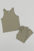 Stretch Tank Top Khaki