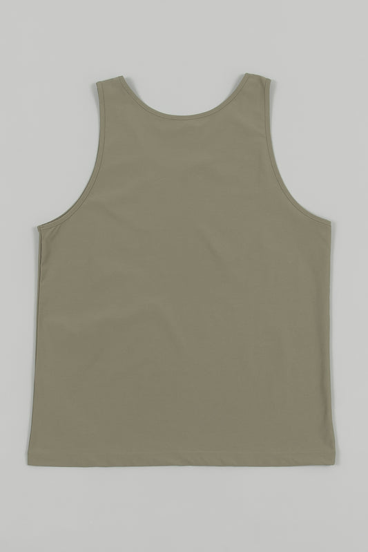 Stretch Tank Top Khaki