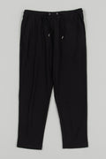 Stretch Tapered Pants Black