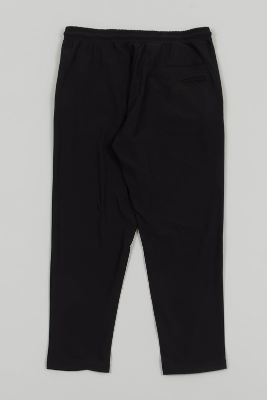 Stretch Tapered Pants Black