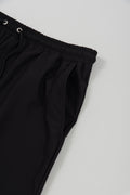 Stretch Tapered Pants Black