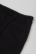 Stretch Tapered Pants Black