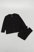 Mesh Cardigan Black