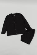 Mesh Cardigan Black