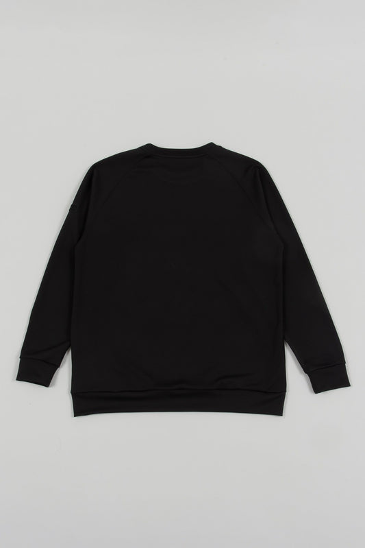 Mesh Long T-shirt Black