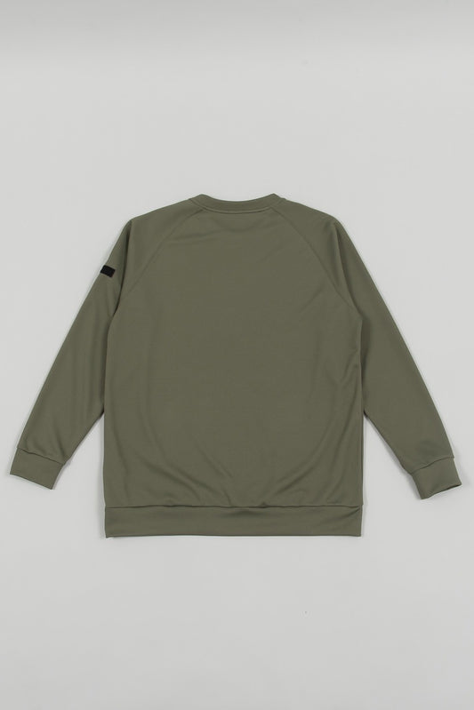 Mesh Long T-shirt Khaki