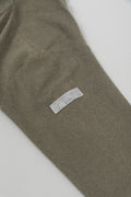 Ledies Pile Half Zip Pull over Khaki