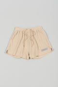 Ledies Mesh Short Pants Beige