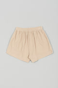 Ledies Mesh Short Pants Beige
