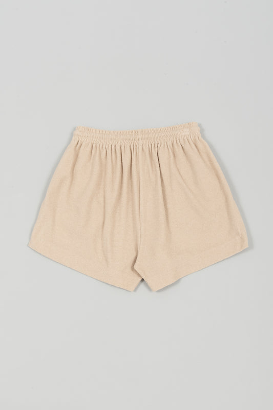 Ledies Mesh Short Pants Beige