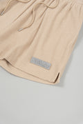 Ledies Mesh Short Pants Beige