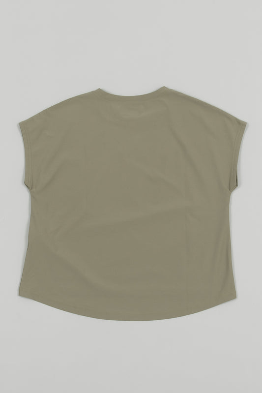 Stretch Ledies T-shirt Khaki