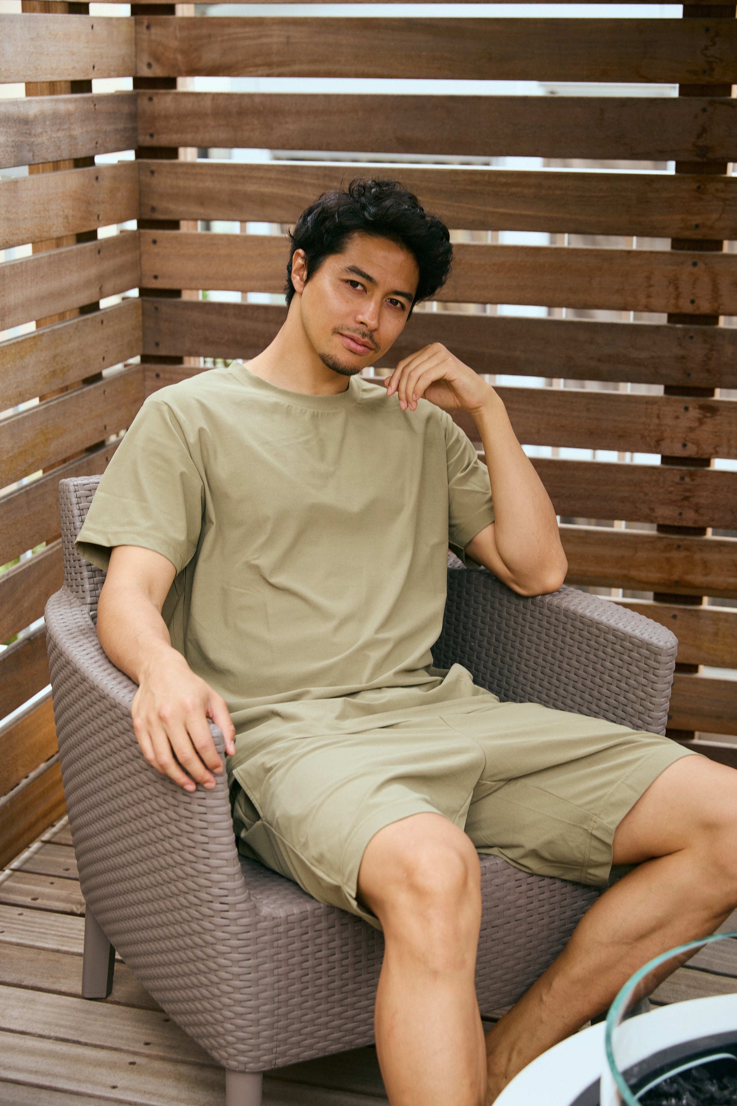 Stretch T-Shirt Khaki