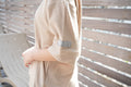 Pile Short Sleeve Pullover Beige