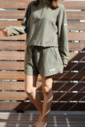 Ledies Mesh Short Pants Khaki