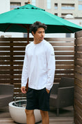 Stretch Long T-shirt White