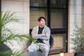 Tapered Sweat Pants Grey