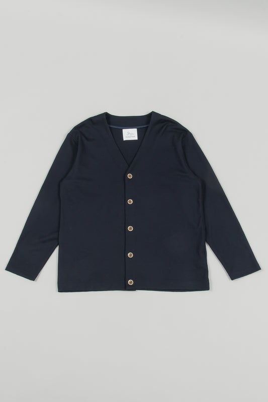 Wool Cardigan Navy