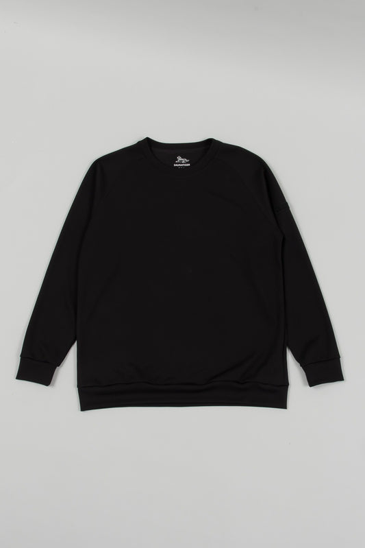 Mesh Long T-shirt Black