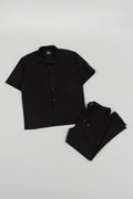 Open Color T-shirt Black