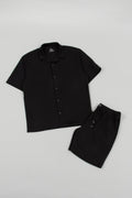 Open Color T-shirt Black