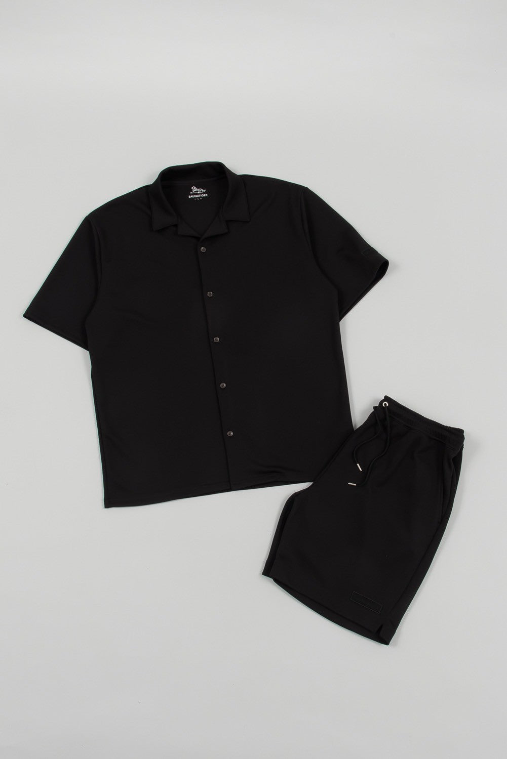 Open Color T-shirt Black